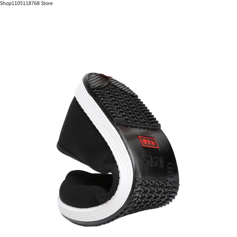 Scarpe tradizionali cinesi in cotone Kung Fu Scarpe in stoffa per allenamento di arti marziali Tai Chi traspiranti