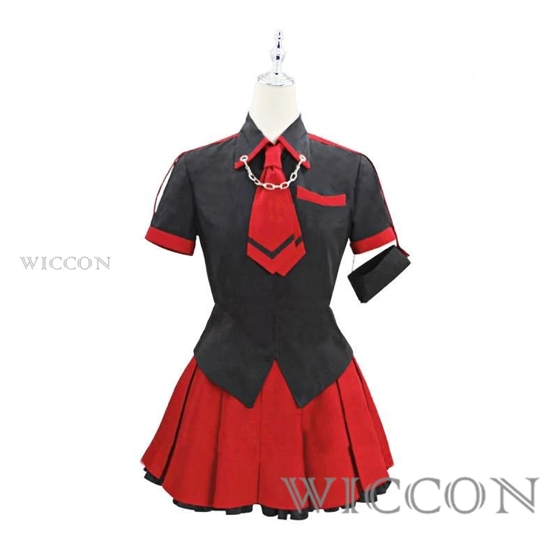 Anime blood-c cosplay kisaragi saya cosplay traje menina vestido uniforme feminino uniforme escolar diário halloween feito sob encomenda