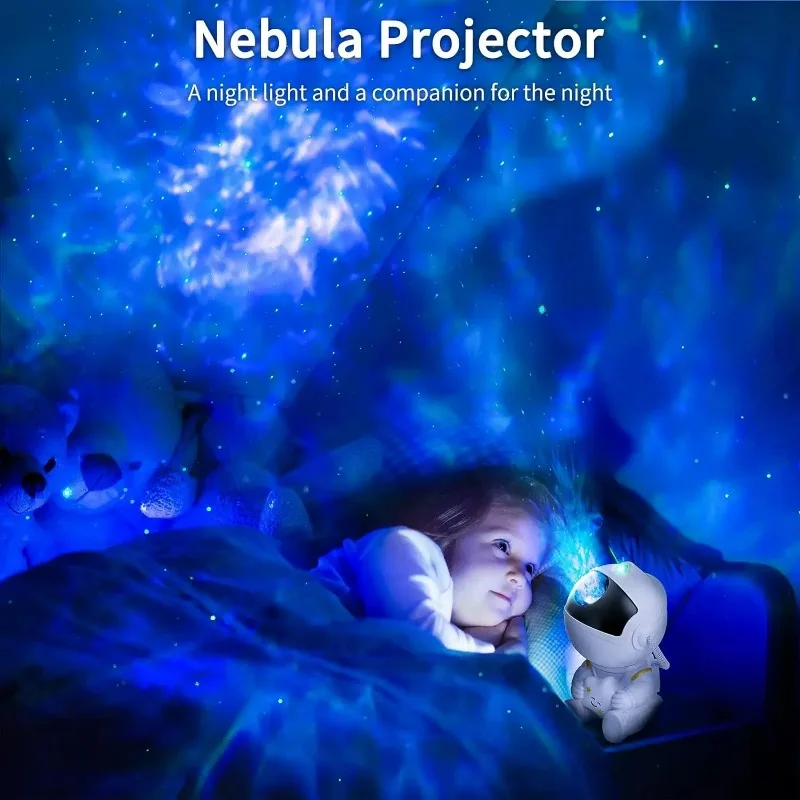 Galaxy Star Astronaut Projector Light Starry Sky Porjectors Lamp Decoration Bedroom Room Nebula LED Night Light Children Gifts