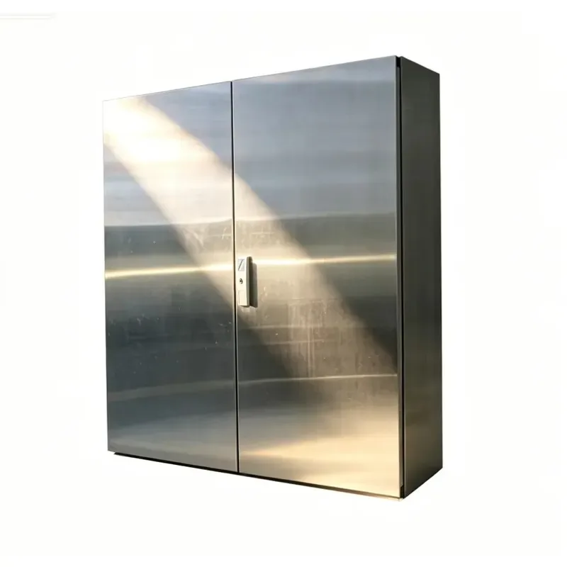 Outdoor Stainless Steel Two Door AF Box  Cutting Custom IP Protection Industrial Distribution Box