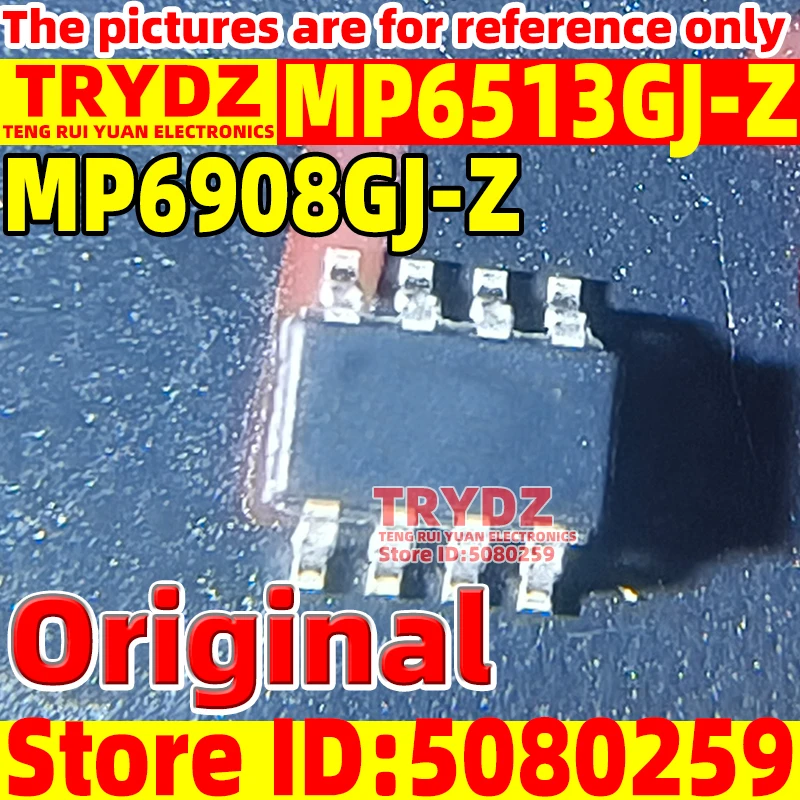 New 10-1pcs Original MP6513GJ-Z MP6908GJ-Z SOT23-6 Power driver management chip IC