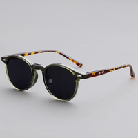 Vintage Round Sunglasses for Women Men Circular Sun Glasses Female Oval Eyewear Oculos De Sol for Male Female Eyeglasses