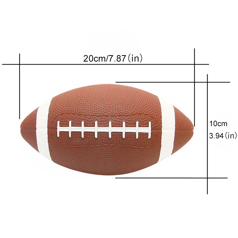 3 American Football Youth Inflatable Leather Ball Toy Preschool Student Team Game Teaching Ball Children\'s Football Sports Ball