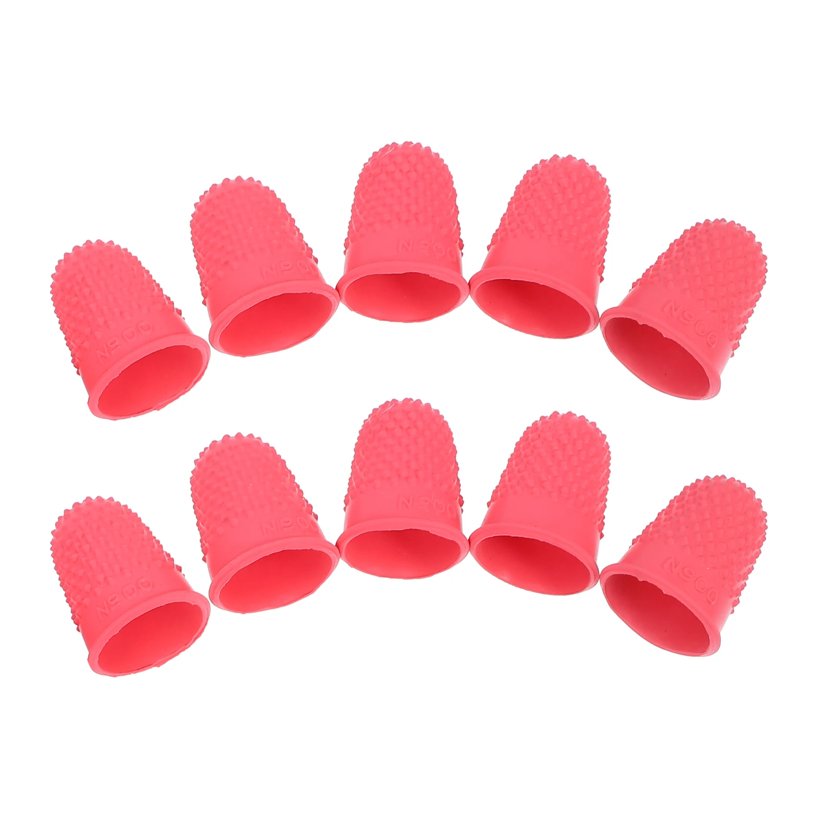 

10 Pcs Playing Anti-slip Finger Guard Fingertip Protective Cover Guitar Protector