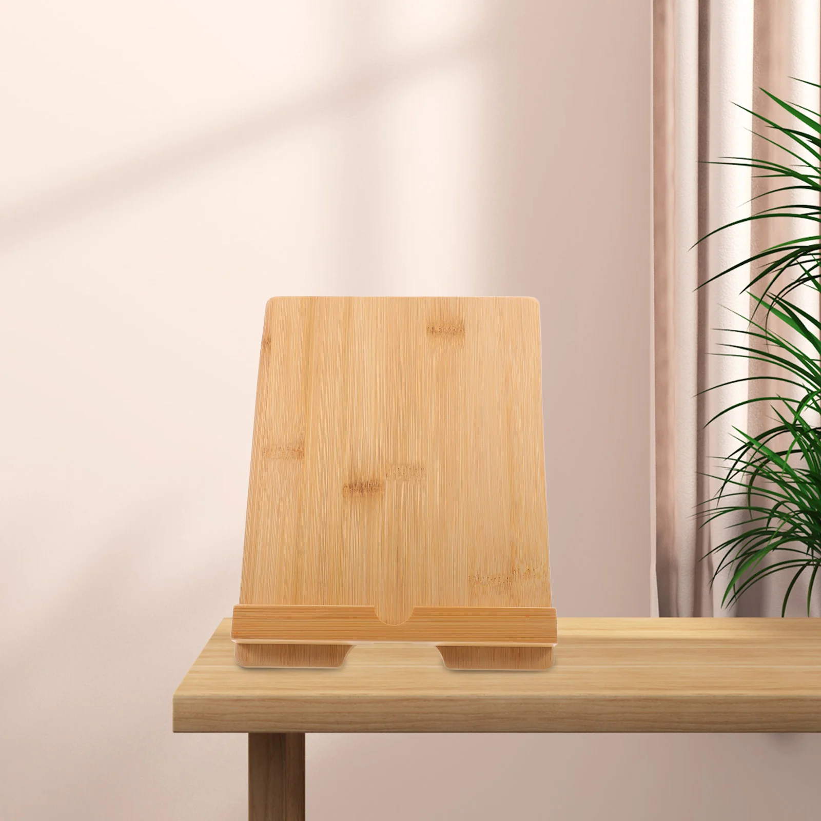 Folding Display Stand The Menu Shelf Picture Frame Poster Holder Plate Type Bamboo Sign Signs