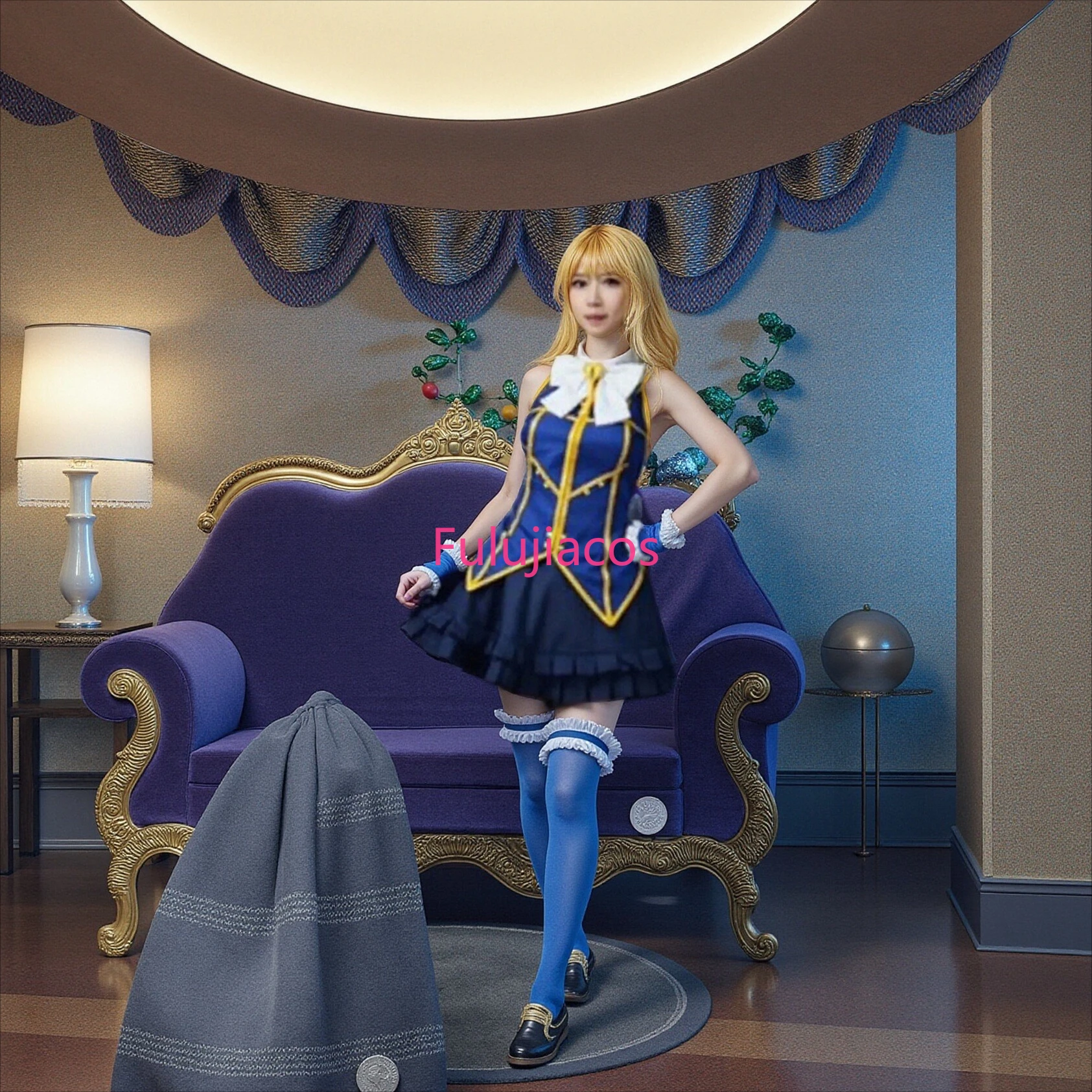

Fulujiacos Lucy Heartfilia Cosplay Costume Custom Made