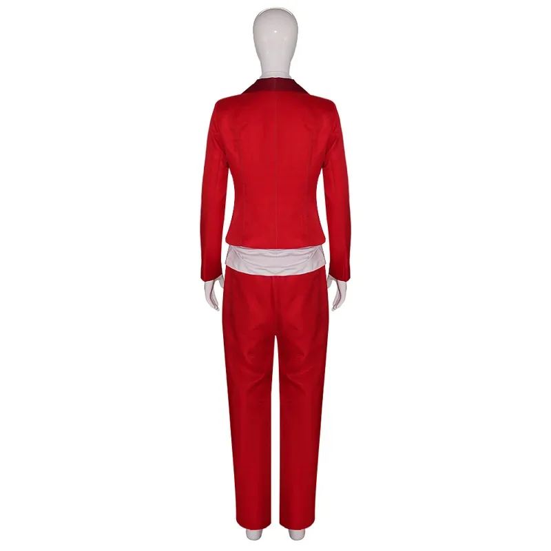 MN1 Аниме Вагги Косплей Костюм Чарли Ред Ранниз Униформа Haz bin Cos Отельные костюмы для взрослых женщин мужчин Хэллоуин Вечеринка9*