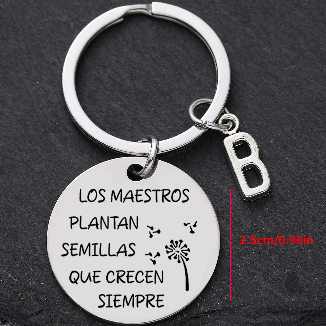 1PC Keychains To Teachers Regalo Profesor Llavero Profesor Regalo Profesor Graduado Regalos Cumpleaños