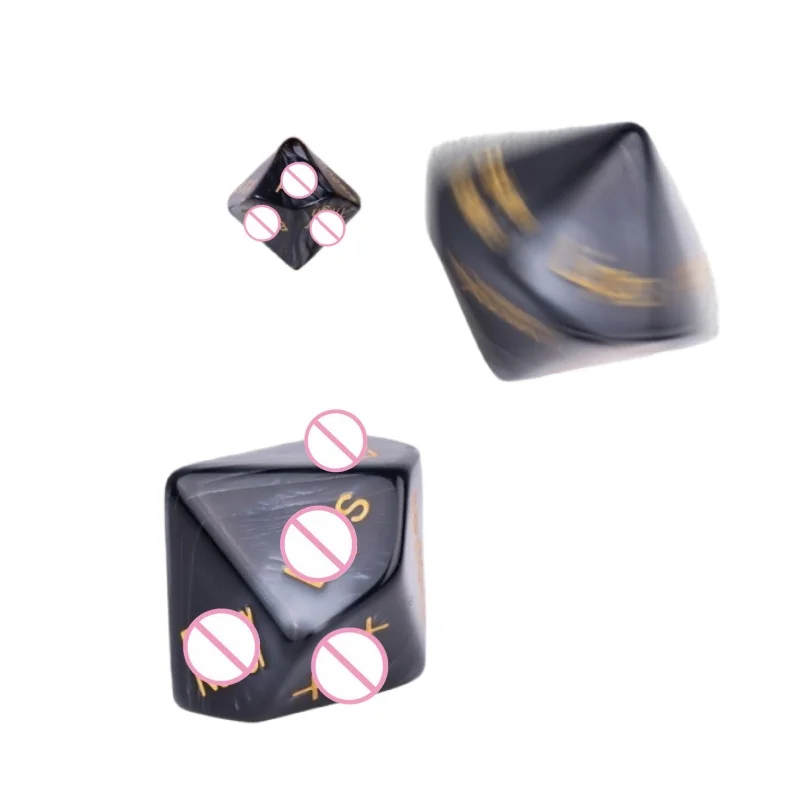 Erotic Gadget of 4pcs/set Funny Love Dices for Couple Roll Game Naughty Auxiliary Sex Toys