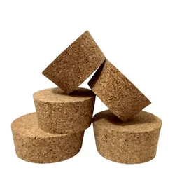2pcs/lot Lab Big Size Top Diameter 51mm To 105mm Wood Cork Cap Thermos Bottle Stopper Essential Oil Pudding Glass Bottle Lid