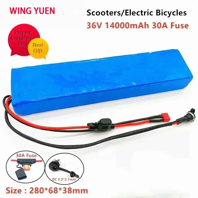 

Ebike 36V 14Ah Battery E-bike Battery Pack 18650 Li-Ion Battery 500W High Power and Capacity 36V Fiido D2 D4s Motorcycle Scooter