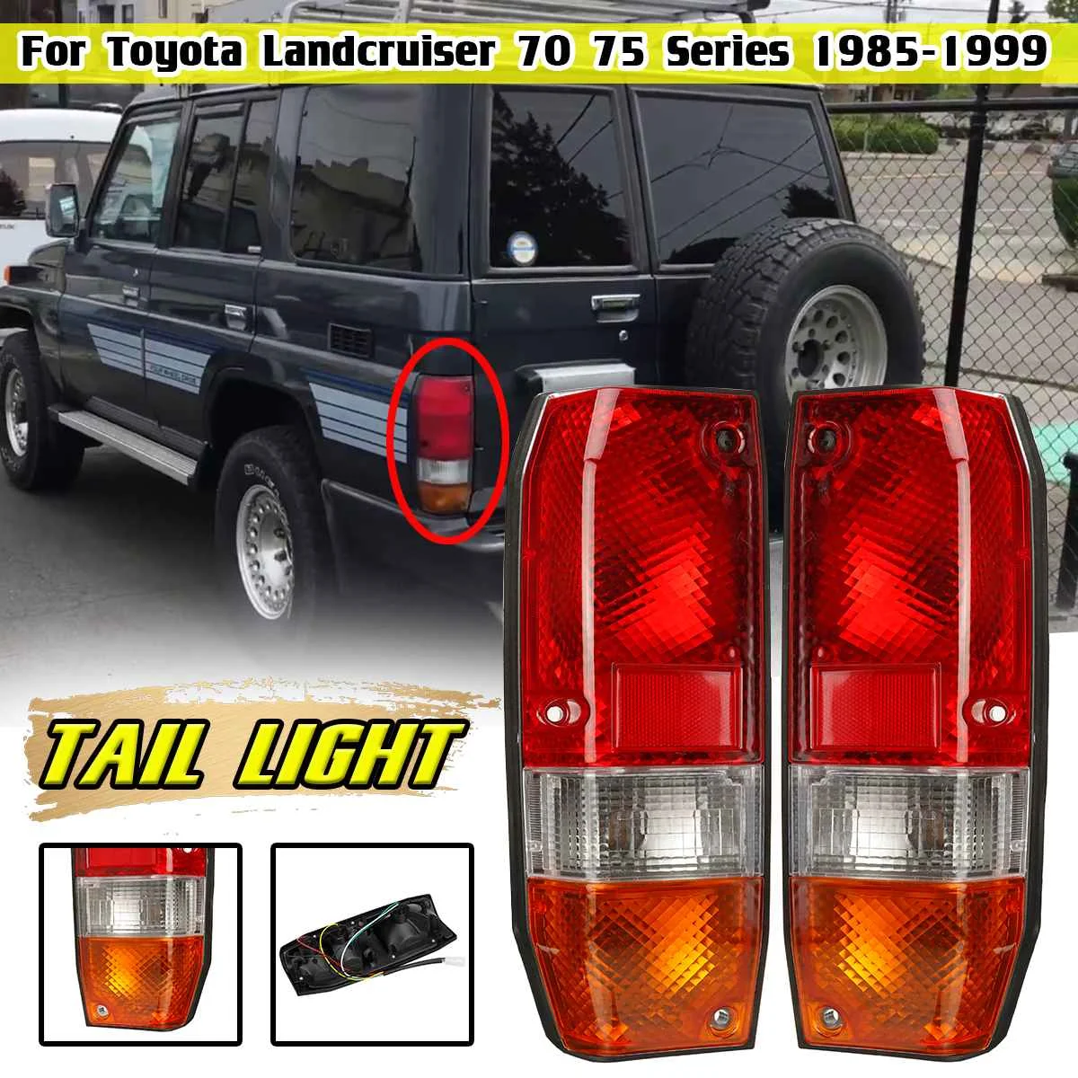 

2x LED Rear Tail Light Taillights Driving Light For Toyota Landcruiser 70 75 Series 1985-1999 Tail Light Lamp Car Light Assembly