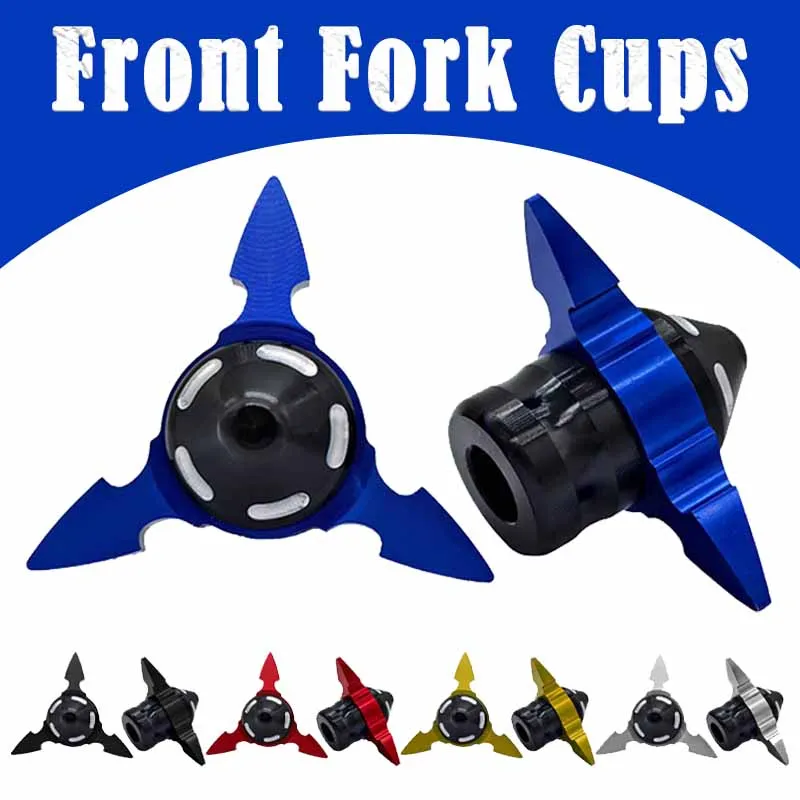 

Motorcycle Anti Fall Front Fork Cups Aluminum Alloy Falling Protection Protector Frame Sliders Parts