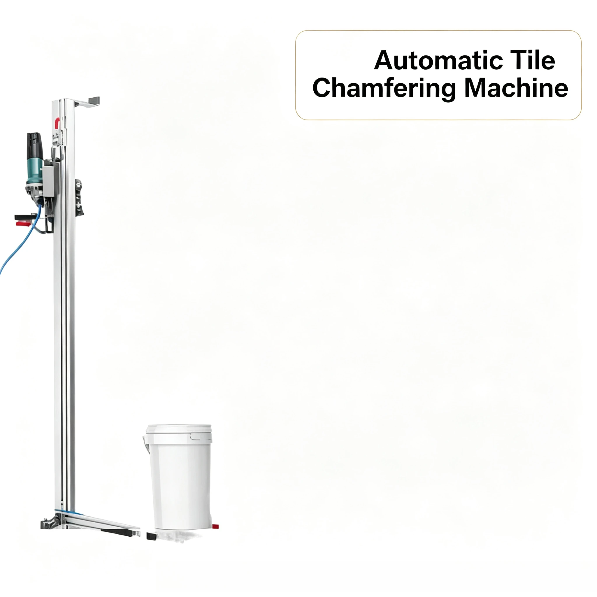 Automatic Vertical Desktop Tile Chamfer Cutter High Precision 45°Electric Ceramic Tile Cutting Machine For Stone Tile Processing