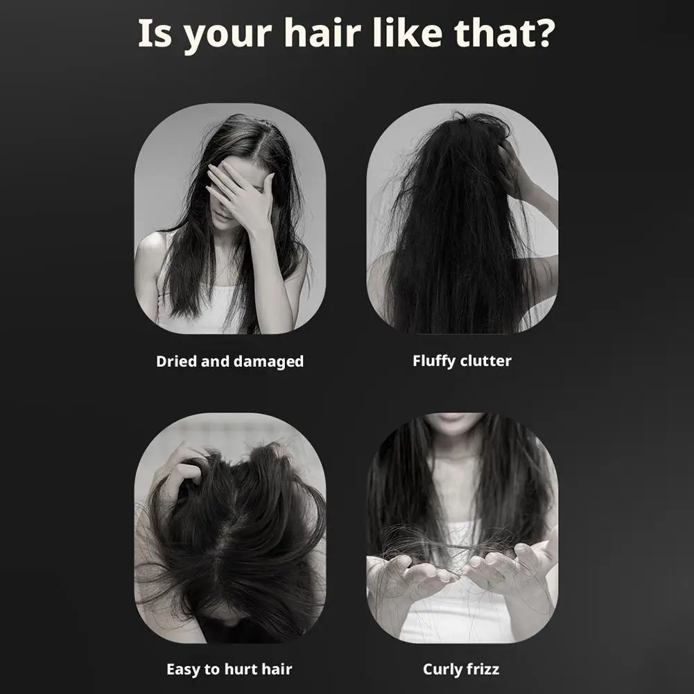 Wireless 2 in 1, Cordless Curling & Straightening Styling Tool, Portable Frizz Free Hair Styler