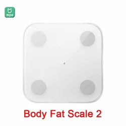 Original Mijia Smart Body Fat Scale 2 Bluetooth 5.0 APP Monitor LED Display Digital Body Composition Scale Works with Mi Fit APP