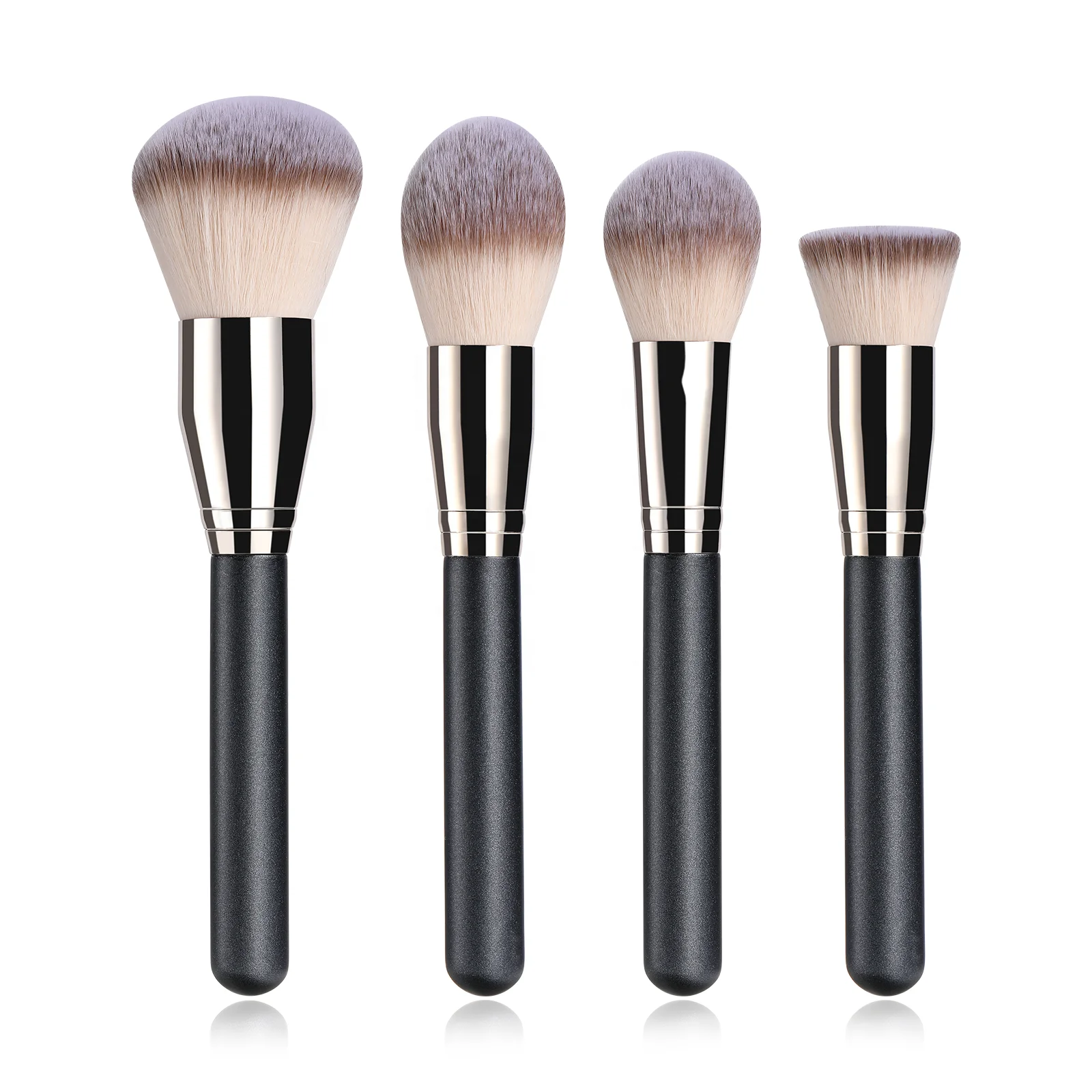 

# Лидер продаж, 4 шт., синтетическая кисть для макияжа лица, профессиональная большая пудра для растушевки основы, жидкий крем, контурный хайлайтер Kabu