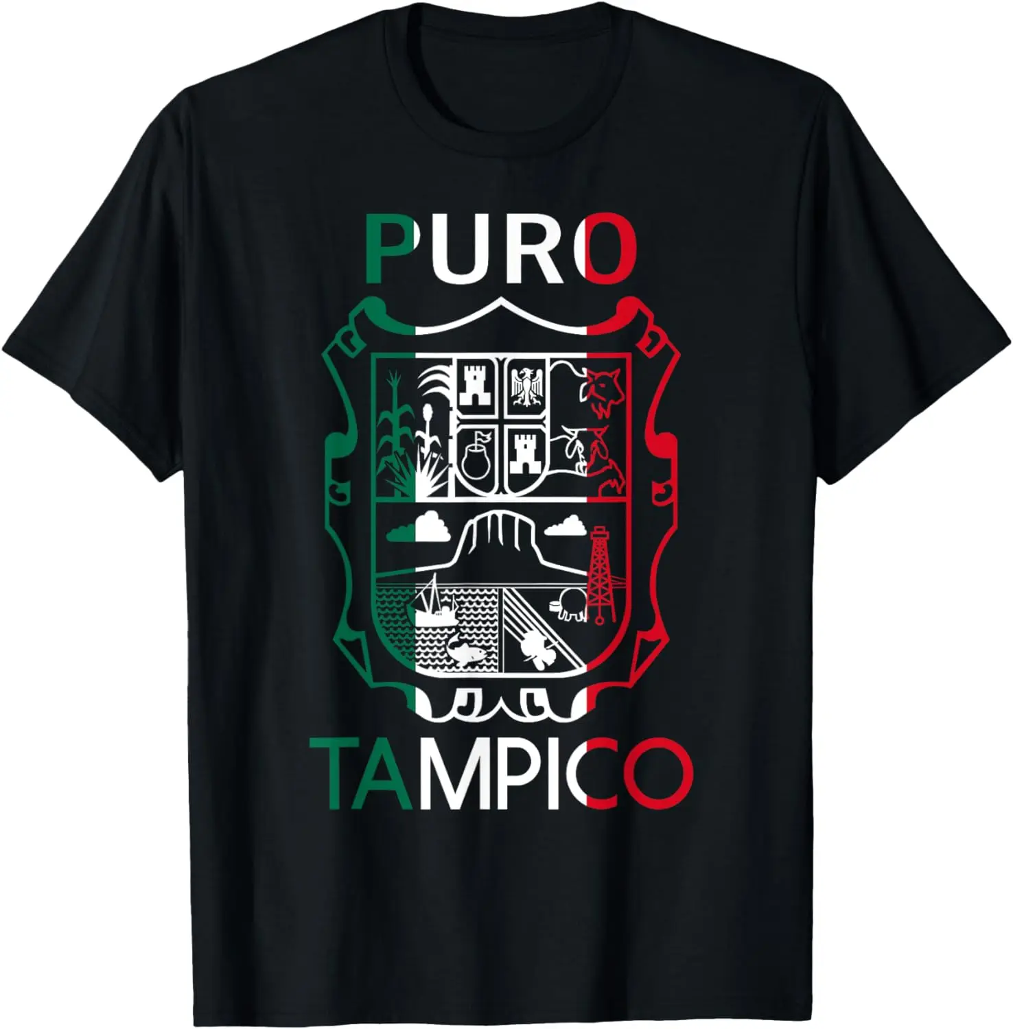 

Tampico Tamaulipas Estado De Mexico Escudo Eagle Aguila T-Shirt