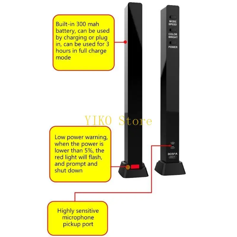 K32C xe LED LED nhịp điệu Bầu khí quyển Đèn RGB Ánh sáng Thanh Light Light