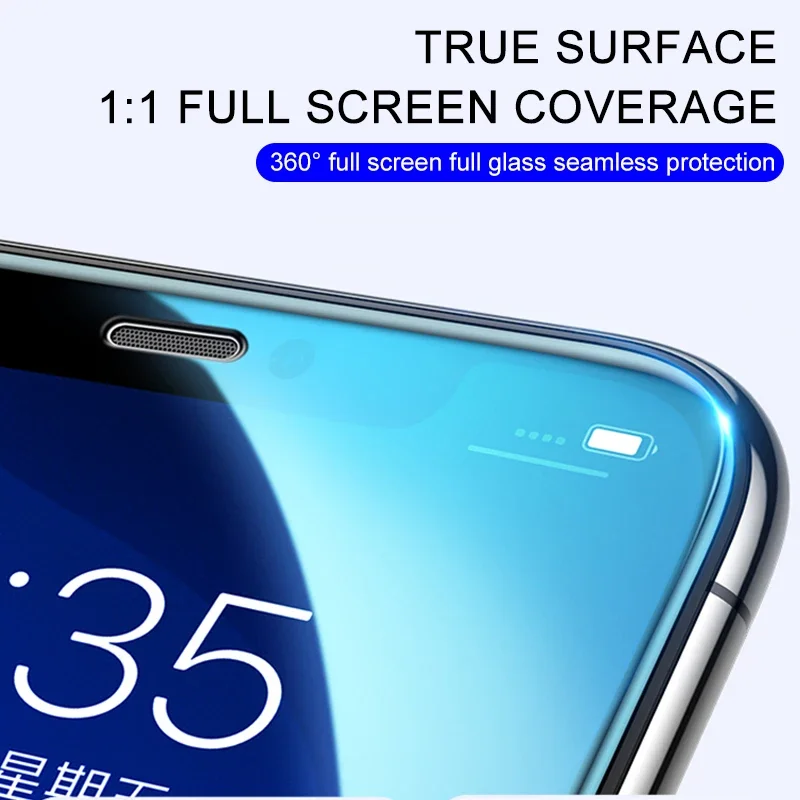 3PCS 30D Tempered Glass Screen Protector for IPhone 13 14 11 15 16 Pro Max Plus 12 Mini XS XR X Film 15Pro Full Protective Cover