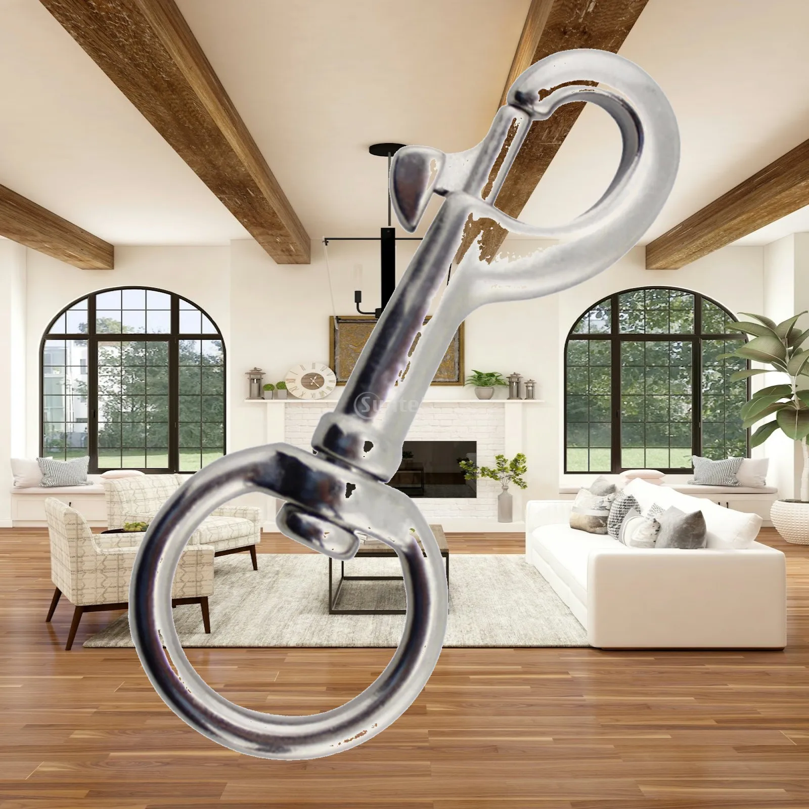 Swivel Carabiner Hook 360 Degree Rotating Carabiner for Car Leashes