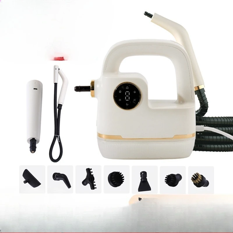

1500W Handheld Household Kitchen High Temperature and High Pressure Cleaner, Small Range Hood Sofa Steam Cleaner 300ML
