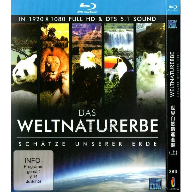 

Geobiology Documentary World Natural Heritage Collection Complete BD High Definition Blu-ray 5 CD
