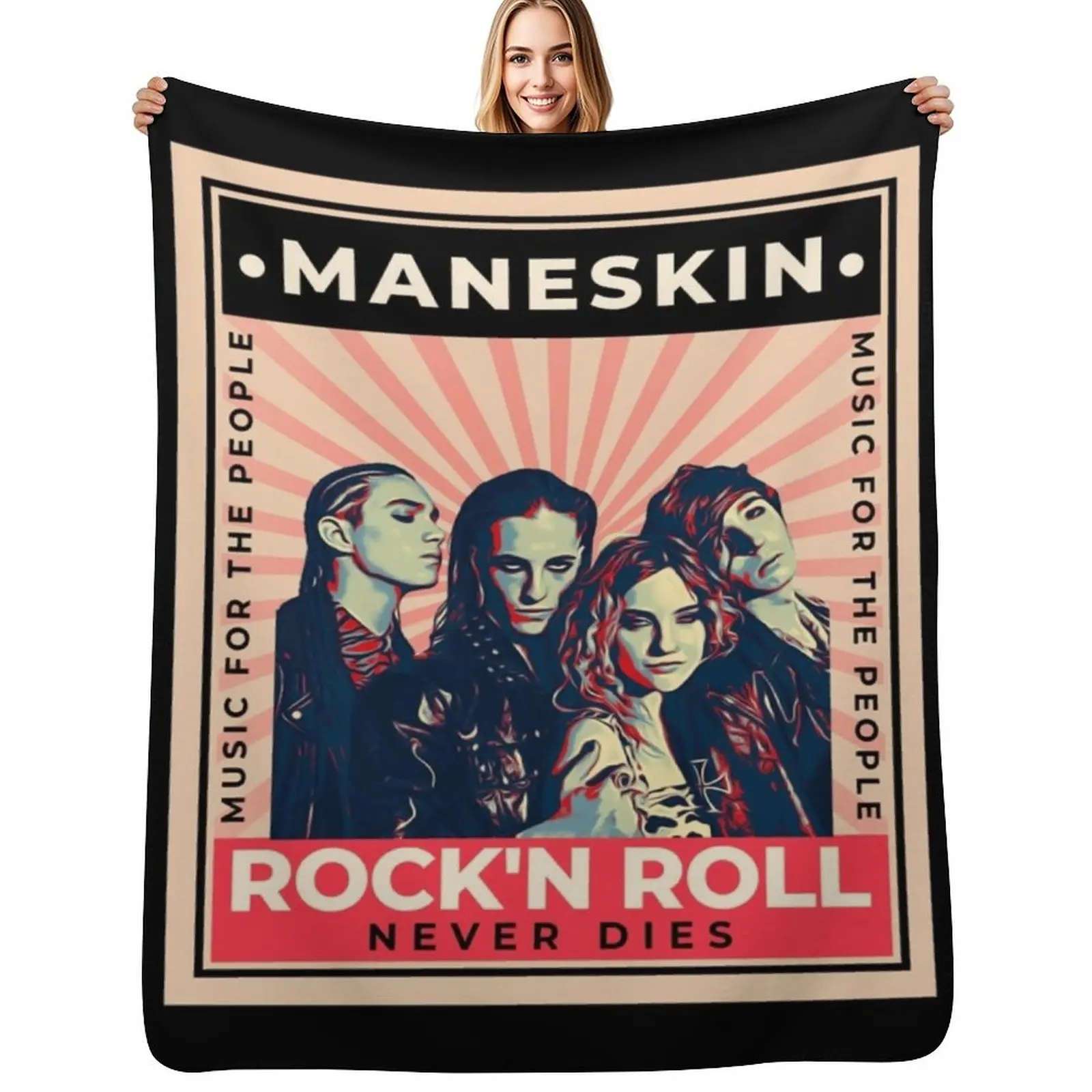 Maneskin Classic . Throw Blanket valentine gift ideas Sofa Throw Polar Tourist For Sofa Thin Decorative Throw Blankets