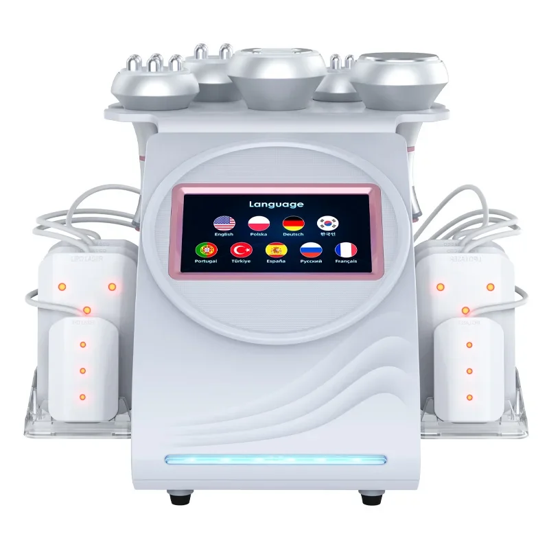 2026 The Latest 6 In 1 80k Ultrasonic Cavitation Vacuum RF Laser Weight Loss Machine  Cellulite Massager Weight Loss Products