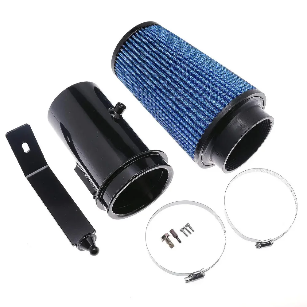 Cold Aair Intake System Kit Aluminum For Ford F-250 F-350 F-450 08-10 6.4l With Air Filter Powerstroke Diesel