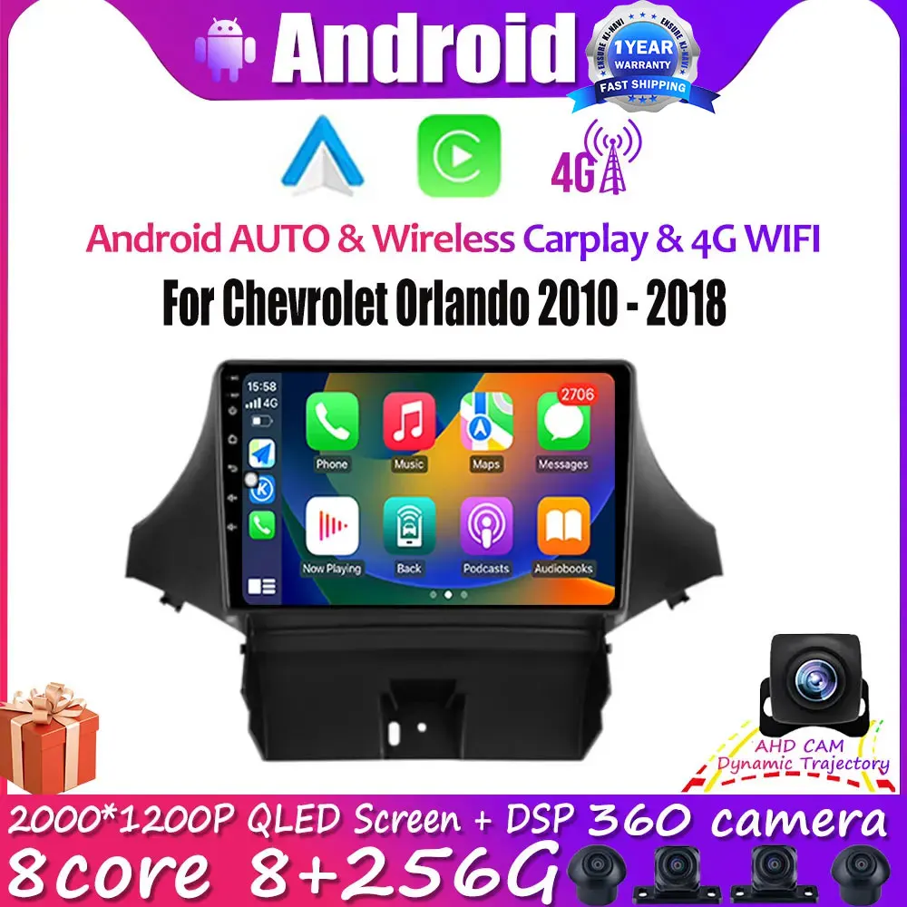 

Auto Radio Android For Chevrolet Orlando 2010 - 2018 Navigation Video Car Multimedia Player Screen Head Unit No 2din Monitor GPS