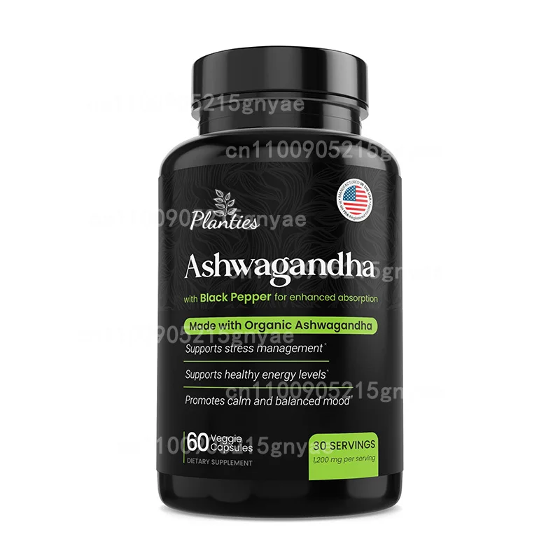 

Organic Maca Ashwagandha Booster Capsule Supports Men Health, Energy and Endurance, Muscle Mass