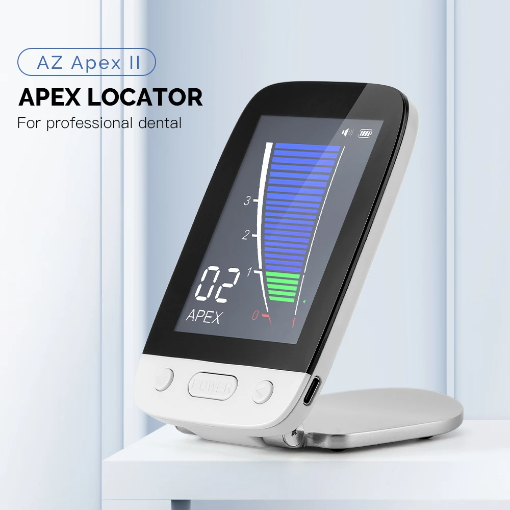 AZDENT محدد موقع قمة الأسنان إندو اللبية قناة الجذر قمة الموقع معدات قياس الأسنان AZ Apex II أداة طب الأسنان