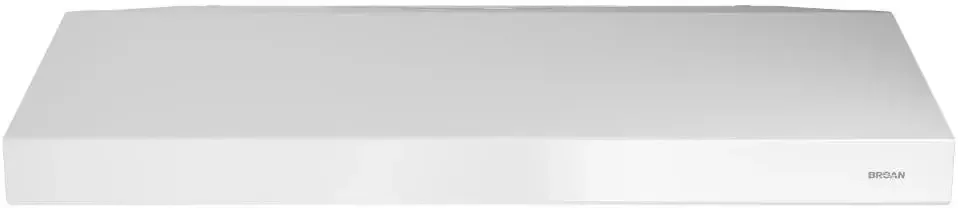 Broan-NuTone BCSEK130WW Energy Star Certified Ligh Glacier 30-inch Under-Cabinet 4-Way Convertible Range Hood with 2-Speed