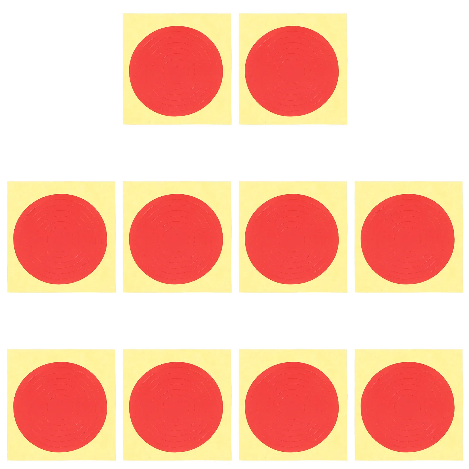 

10 шт., наклейка для манометра, 5 см, промышленная самоклеящаяся наклейка-индикатор, прочные круглые идентификационные этикетки для низкого уровня