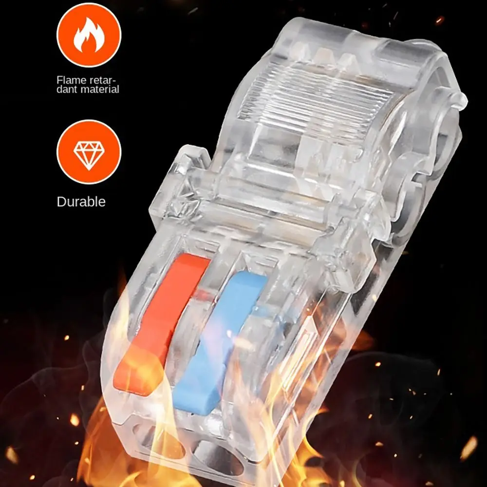 Mini Quick Terminal Block T type Universal Compact Fast Connector Small Wiring Connector Electrical