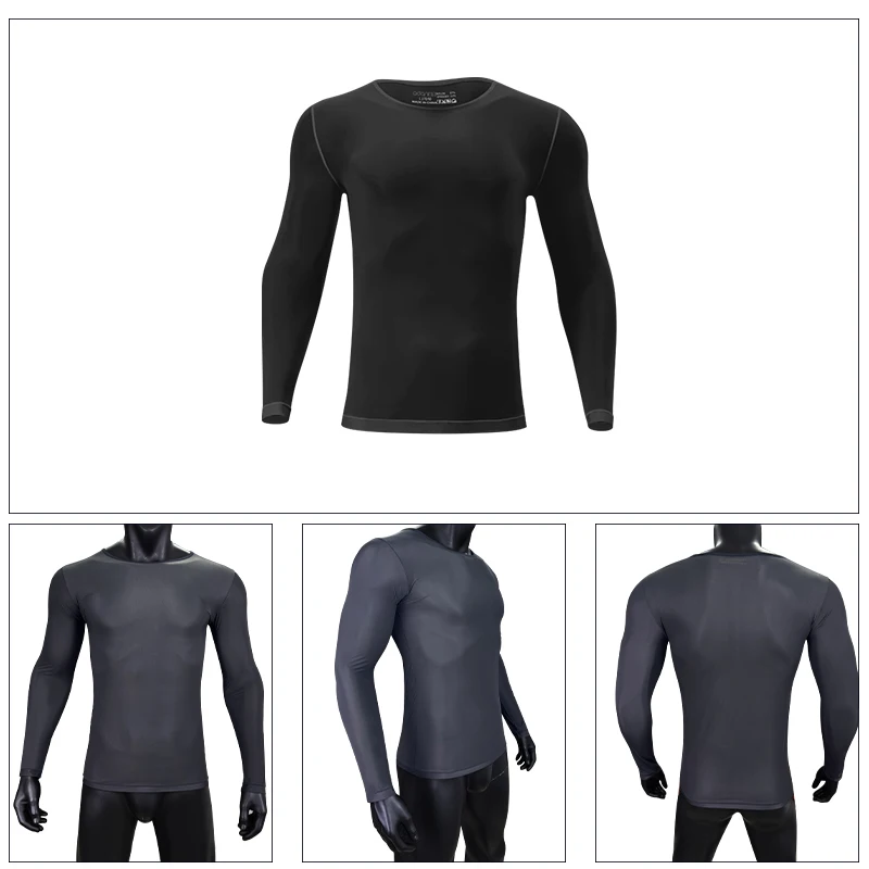 ADANNU Men‘s Mesh T-Shirt Sheer Translucent Lightweight Single-Layer Breathable See-Through Silky Tee