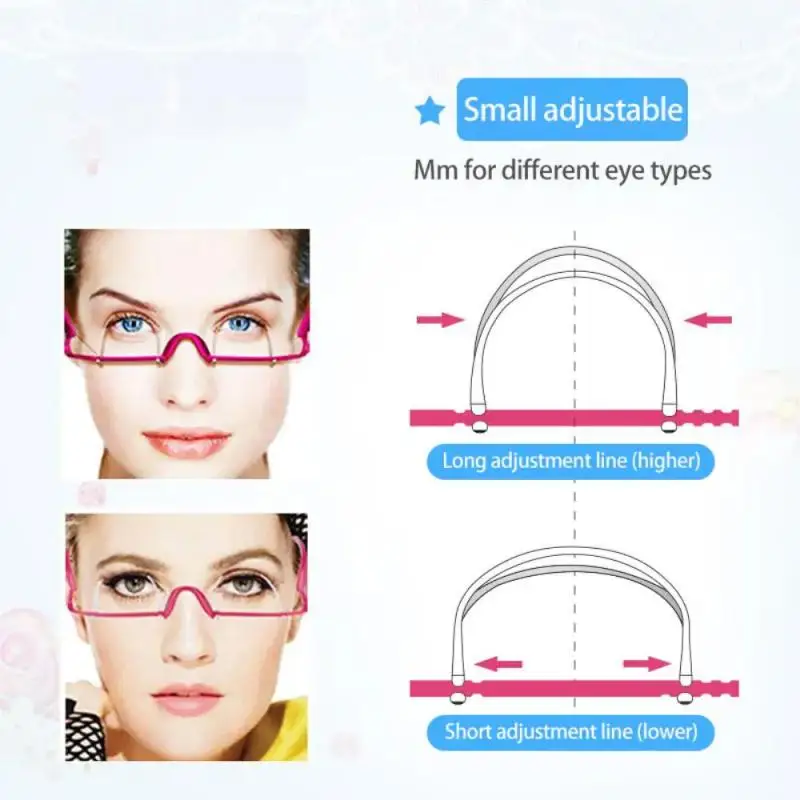 Double Eyelid Glasses Eyelid Improvement Trainer Eyelid Lift Exercise Device Single Change Eyelid Lift Shaper Makeup Tool