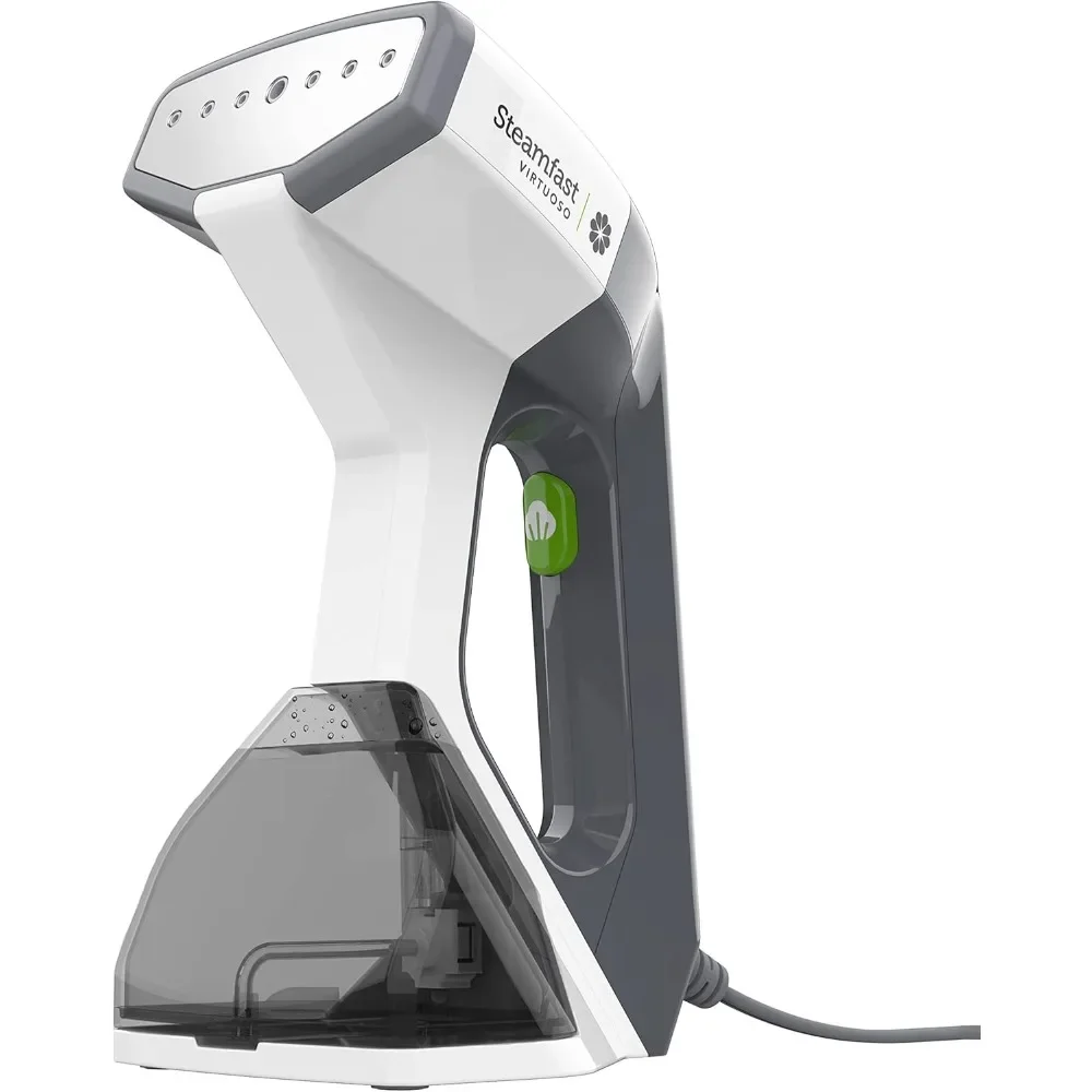 

Handheld Garment Steamer, White,1000W of power and 7 steam outlets produce continuous, strong, and steady steam