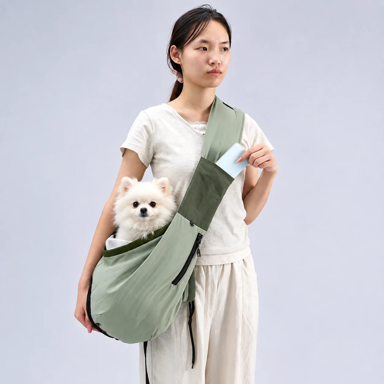 New Foldable Waterproof Pet Carrier Bag Single Shoulder Crossbody Portable Travel Bag For Cats And Small Dogs Outdoor Use