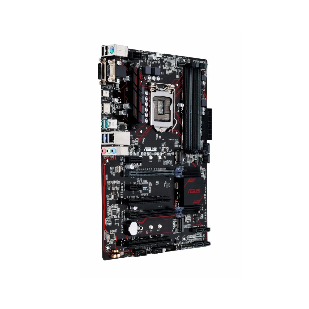 Imagem -04 - Placa-mãe Asus-intel B250 Prime B250-a Lga1151 Placa-mãe para Gen Core Cpu x Ddr4 64gb Pci-e 3.0 M.2 Sata Iii Usb 3.0 Atx