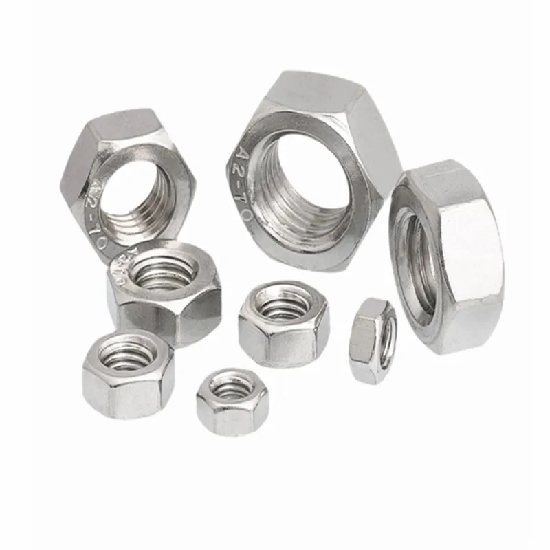 2pcs Anti-Threaded Nut  Left Nut  M4 M5 M6 M8 M10 M12 M14 M16 M18-M20 304 Stainless steel Anti-Nut / Anti-Tooth Nut  DIN934