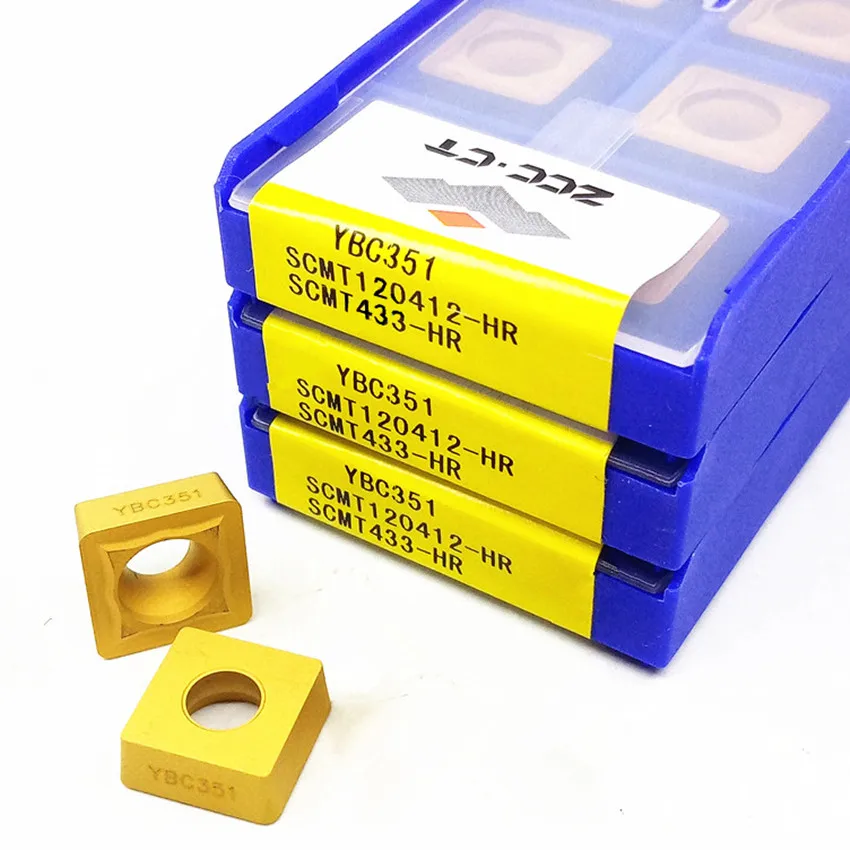 

SCMT120408-HM YBC351/SCMT120408-HR YBC351/SCMT120412-HR YBC351 SCMT432 SCMT433 ZCC.CT CNC carbide inserts For Steel 10pcs/box