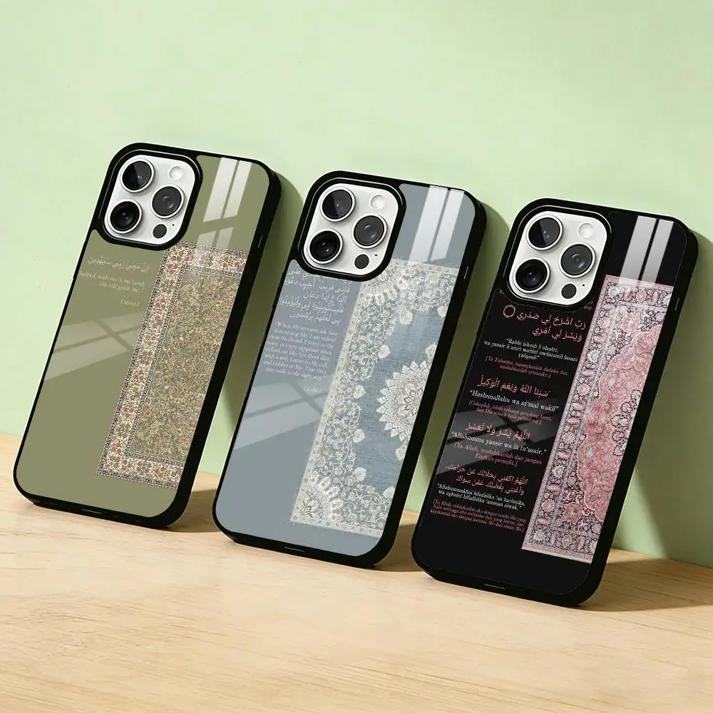 

AAA Lyrics Quotes-IslamicS Phone Case Color Silver Shell For IPhone 17 16 15 14 13 12 11 Pro Max Plus