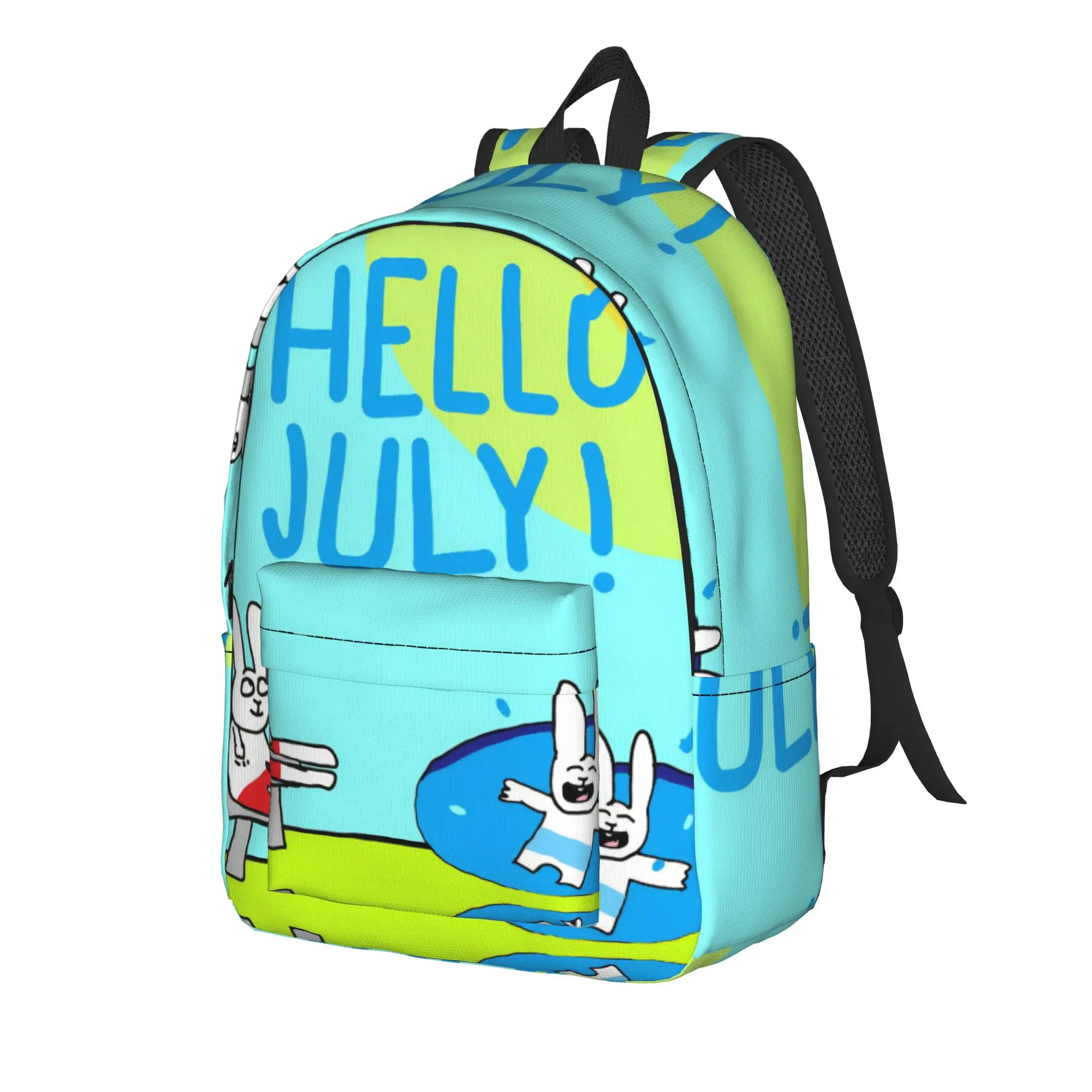 Simon Super Rabbit Teenage Backpack Durable Student Work  Daypack for Men Women College Canvas Bags