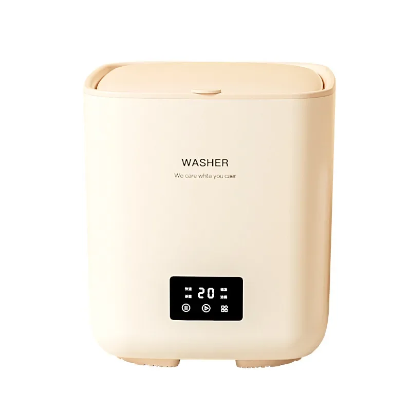 Folding washing machine 8.5L household elution integrated small washing machine