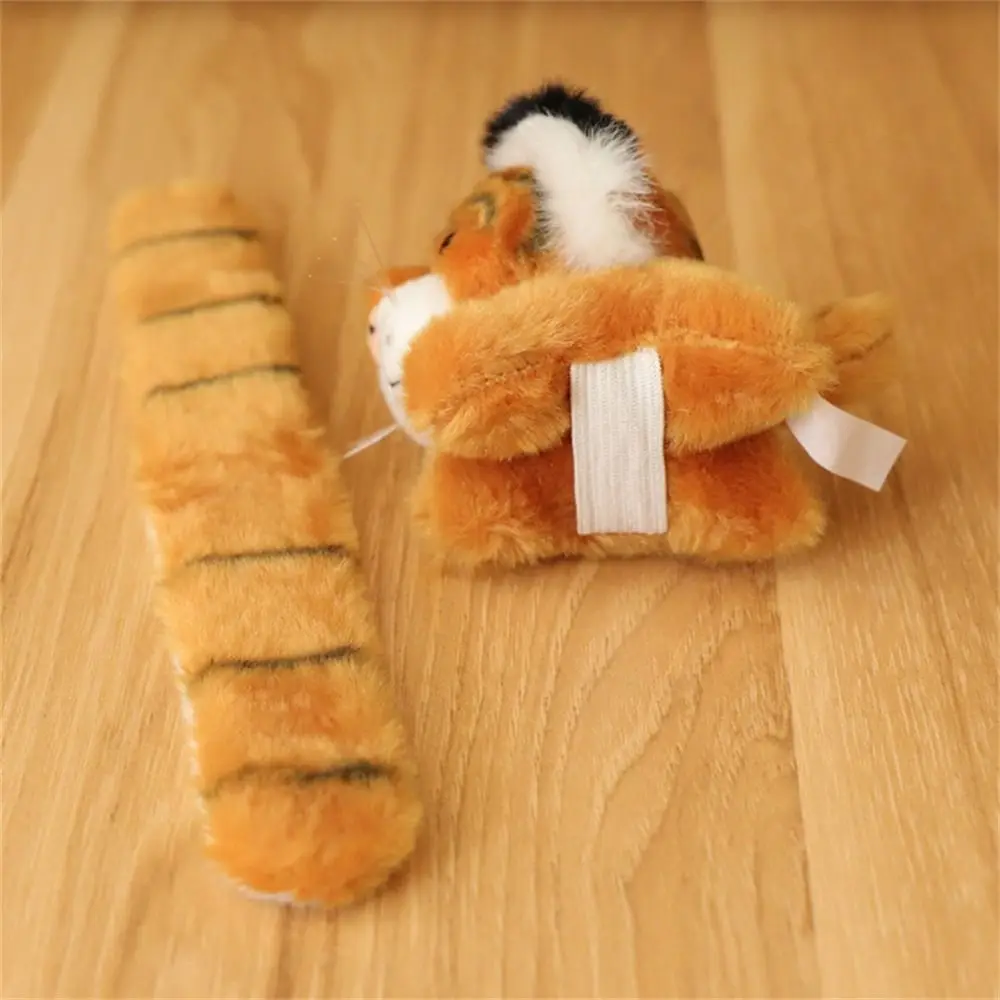 Jungle Animal Knuffeldier Polsbandje Clap Circle Rabbit Bunny Cartoon Slap Armband Comfortabel Knuffel Kinderen Geschenken