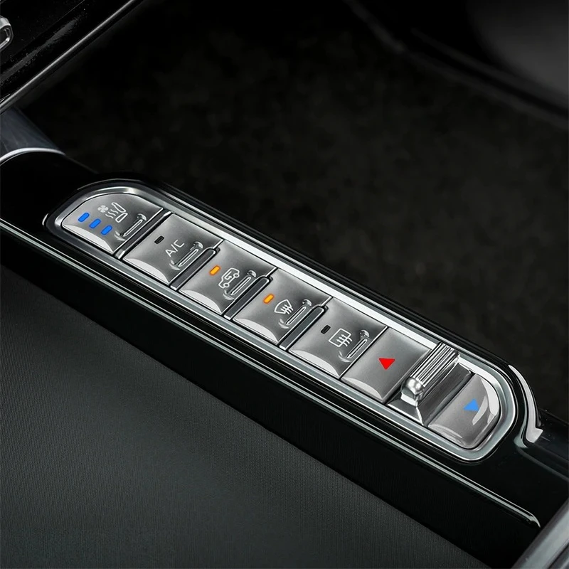 For JETOUR G700 2025-2026 Central Control Button Anti-Drip Decor Protective Center Console Film Interior Styling Mod Accessories