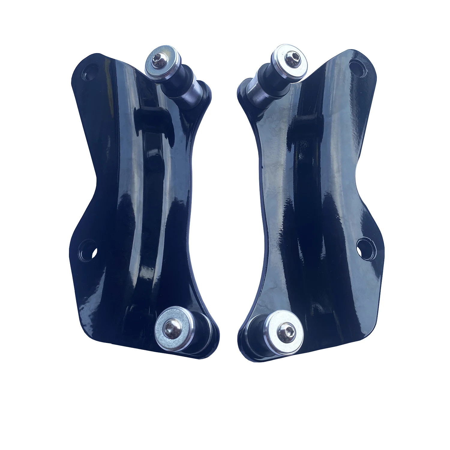 Black 4 Point Docking Hardware Kit For Harley Touring Road King Street Glide Special CVO 2014-2023