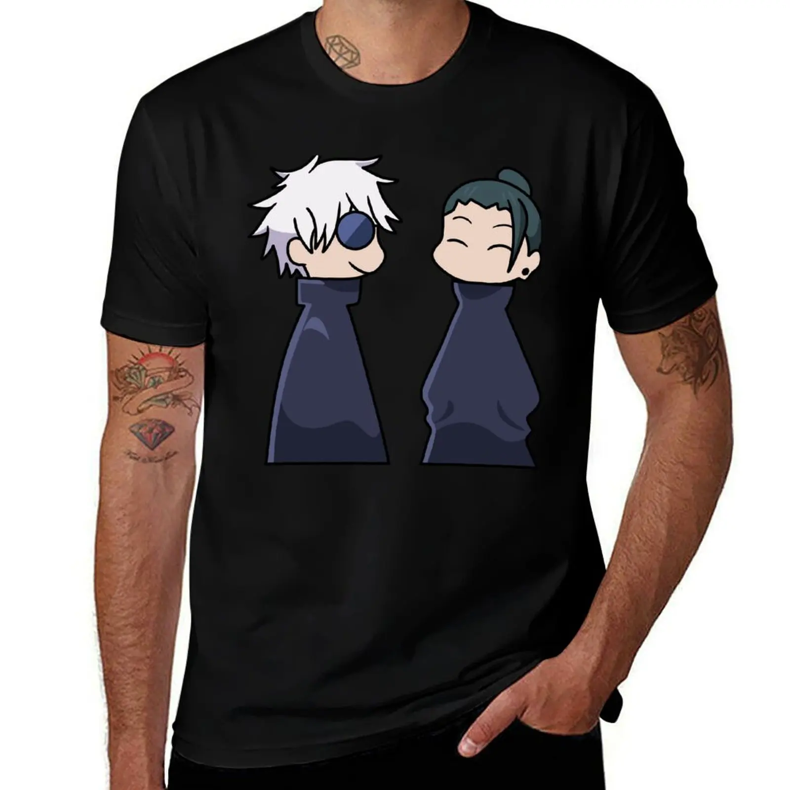 

Jujutsu k gojo and geto kawaii T-Shirt Comfort Stretch Tee Shirt
